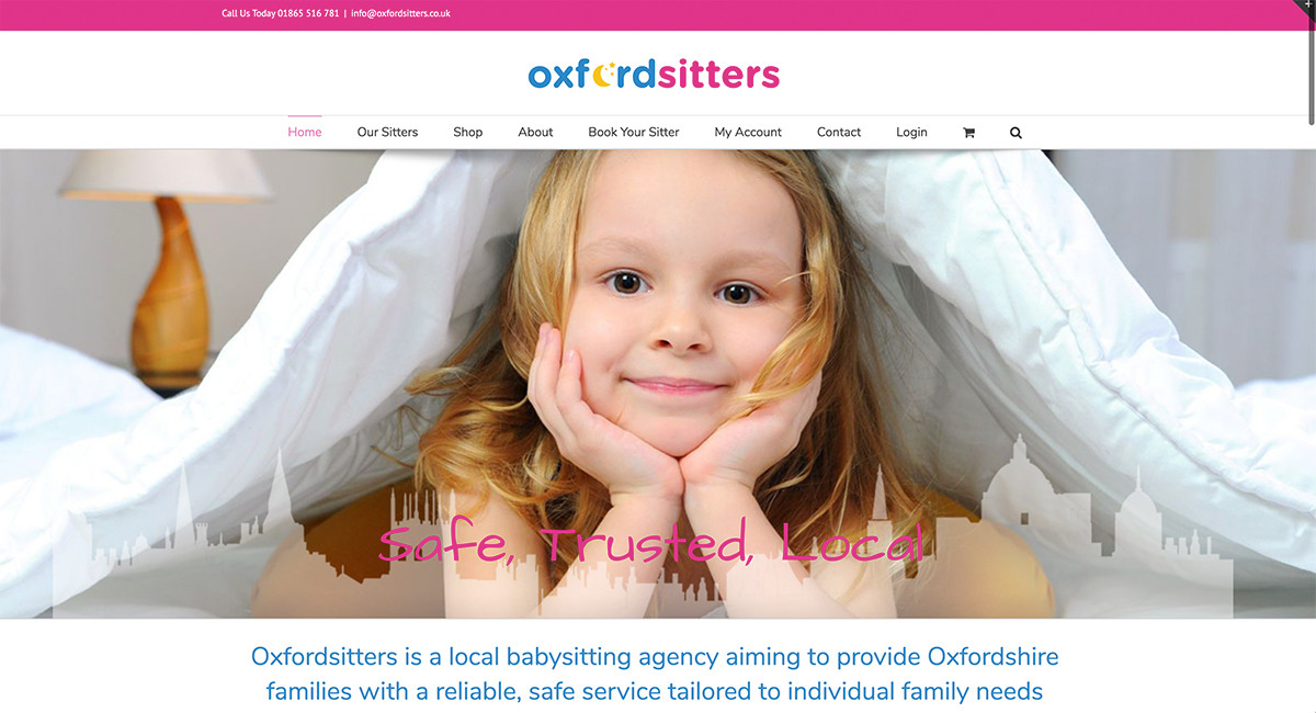 Oxfordsitters new website
