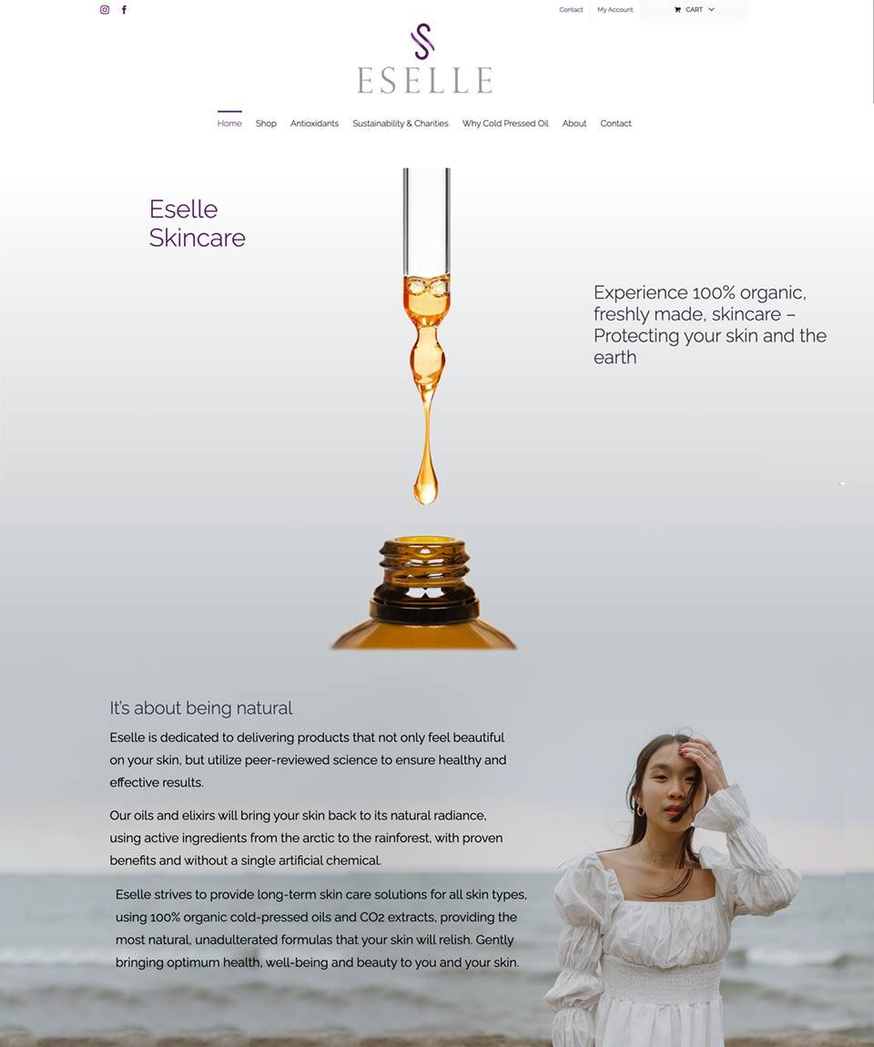 Eselle Website Designed by Oxfordshire Web Services